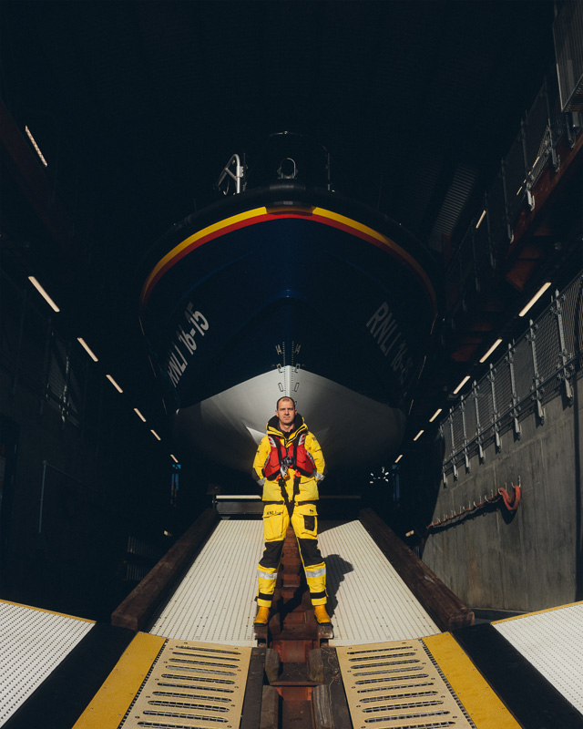 Simon Williams, Coxswain of Shoreham-By-Sea RNLI by  Alex Ingram for The Telegraph

Copyright Alex Ingram 2024