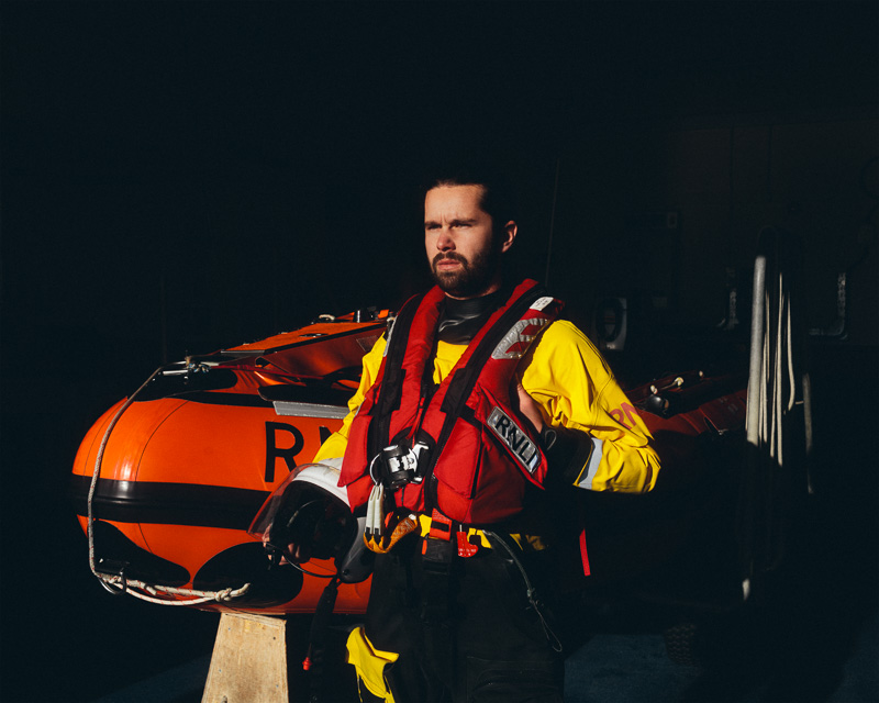 Alex Mallalieu at Shoreham-By-Sea RNLI by  Alex Ingram for The TelegraphCopyright Alex Ingram 2024